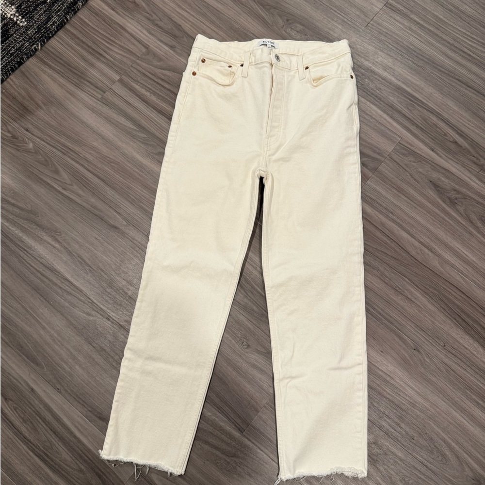 Re/Done Cream Denim